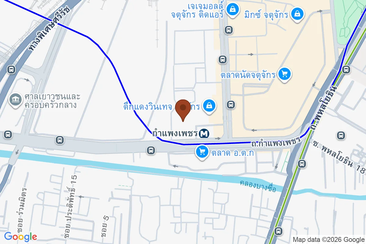 แผนที่ตำแหน่งLARDER Chatuchak